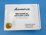 Annfuz Pure Mechanical Keyless Entry Keypad Door Knob Lock - Black *new*. Fixed Price $49.99.