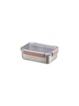 Locknlock Stainless Steel Oven & Storage Container Square Brown 1 Lt. Fixed Price $179.00.
