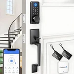 Wifi Smart Keyless Entry Door Lock Set W/front Handle, 0.1S Fingerprint .... Fixed Price $118.11.