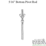 Aftermarket Bottom Pivot Rod 5/16" Threaded Adjustable Steel Bi-fold Door 5-1/2". Fixed Price $12.05.