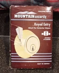 Mountain Security Keyed Entry Ideal For Exterior Doors. Fixed Price $14.75.