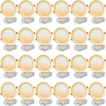 Dllt 24-PACK 6" Slim Led Recessed Dimmable Wafer Downlights 1200LM. Fixed Price $182.99.