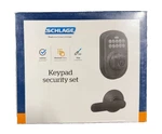 Schlage Ez Install Keypad Security Set FBE365 Ply 622 Dav Matte Black. Fixed Price $110.00.