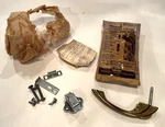 Nos Vtg Amerock Brass Thumb Latch Catch Cabinet Door Handle 60'S. Fixed Price $19.99.