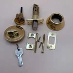 Design House 727438 Keyed Entry Door Deadbolt With One Side And Twist-knob. Fixed Price $8.00.