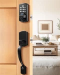 Desloc A100F Electronic Keypad Door Lock With Handle Set, Smart Matte Black. Fixed Price $94.99.