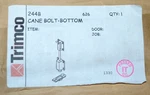 Trimco Cane Bolt Bottom 244B 626 Dull Chrome Finish New Lock. Fixed Price $52.99.