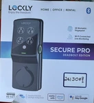 Lockly Secure Pro Deadbolt Matte Black Smart PGD728W-MB. Fixed Price $199.95.