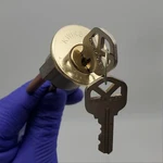Kwikset Lock Cylinder 4680 Bright Brass For Deadbolts Keyed Diff. Fixed Price $17.79.