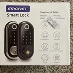 Smart Deadbolt Wifi Smonet Fingerprint Door Lock Keyless Entry Electronic Keypad. Fixed Price $84.00.