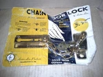 Vintage Chain Door Lock By Lustre-line Products , Nos-damaged Packaging. Fixed Price $19.00.