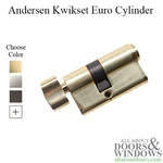 Kwikset Keyed Euro Cylinder For Andersen Storm Door - KW1 Keyway. Fixed Price $43.42.