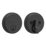 Kwikset Hometown Matte Black Low Profile Single Cylinder Deadbolt W/ Smartkey. Fixed Price $29.95.