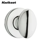 Kwikset 200AO Aliso Knob Round Rose Chrome Half Dummy Trim Surface Mounted. Fixed Price $9.95.