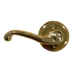 Schlage Brass Single Dummy Trim Left-hand Door Knob F170FLA605. Fixed Price $11.00.