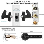 Aoresac Smart Door Knob Fingerprint Lock With Tuya Remote Control Z3F9 New. Fixed Price $36.00.