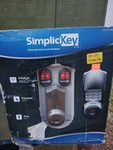 Simplicikey Electronic Deadbolt With Remote Keyfob, Keys And Keyless Entry.. Fixed Price $65.00.