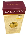 Baldwin Prestige Series Round Deadbolt Smartkey Polished Brass 93800-007. Fixed Price $49.99.
