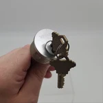 Schlage Rim Cylinder E2175 Satin Chrome 3/4"L Oal Pin Kwy Only. Fixed Price $26.99.
