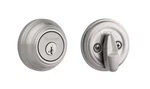 Kwikset 980 Deadbolt Keyed One Side Single Cylinder Smartkey Lock Satin Nickel. Fixed Price $17.99.