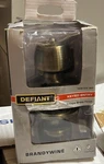 New Defiant Brandywine Keyed Entry Antique Brass 1008 974 364 Free Us Ship. Fixed Price $12.99.
