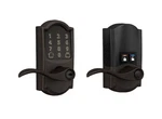 Schlage Encode Front Door Lever Smart Wifi Lock Camelot Trim Aged Bronze. Fixed Price $299.99.