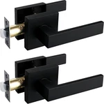 Solid Door Lever Handle Matte Black Finish. Fixed Price $35.00.