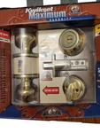 Kwikset Maximum Security Keyed Entry & Deadbolt Combo Exterior Lever Handle Nos. Fixed Price $43.99.