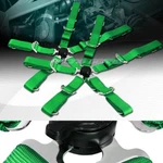 X Durable Nylon 5-POINT Cam Lock Safety Harness 2" Green Seat Belt Universal 1. Fixed Price $61.95.