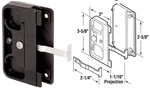 Prime-line A142 Black Plastic Screen Door Latch & Pull 2-5/8" Hole Spacing. Fixed Price $9.49.