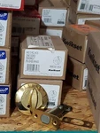 Kwikset Rcl Rcs One Sided Deadbolt Polished Brass 96630-053 New. Fixed Price $21.99.