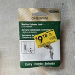 Gate House Mortise Cylinder Lock 1 In. Diameter #0250862 Model #E2562-L. Fixed Price $10.00.