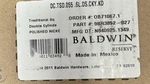 Baldwin DCTSD055 Traditional Square Keyed Entry Deadbolt, Nickel*new*. Fixed Price $54.99.