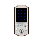 Heritage Z Wave Smart Home Polished Stainless Single Cylinder Electronic Deadbol. Fixed Price $267.90.