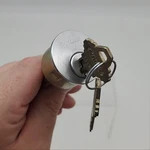 Schlage Rim Cylinder E2175 Satin Chrome 3/4"L Oal Pin Kwy No Collar. Fixed Price $31.49.