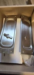 Emtek 2105US15134 7.5" Brass Privacy Mortise Pocket Door Lock, Satin Nickel. Fixed Price $221.99.
