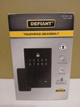 New Defiant Touchpad Deadbolt Lock Satin Nickel. Fixed Price $20.00.