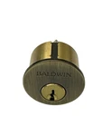 Baldwin 8231050 Estate Satin Brass & Blk Outside Cylinder Lock Only No Keys. Fixed Price $17.50.