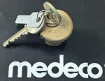 (3) Medeco Locks Mortise Cylinder Keyed, 2 Keys & Emergency Express. Fixed Price $39.99.