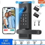 Camcamp Smart Lock With Video Camera Wifi App Doorbell Keyless Entry Handle. Fixed Price $132.99.