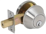 Tell Satin Nickel Steel Single Cylinder Deadbolt. Fixed Price $39.29.