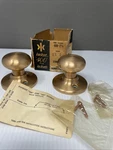 Vintage New Nos 400 Line 488C Kwikset Locksets Dummy Door Knobs Hardware Box Usa. Fixed Price $35.00.
