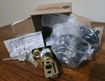 Oil Rubbed Bronze Deadbolt YR820 10BP New Traditions Keyed To 1858 In Box. Fixed Price $18.88.