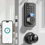 Ulecoce Fingerprint Keypad Deadbolt Door Lock Oil Rubbed Bronze. Fixed Price $89.99.