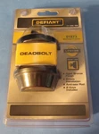 Defiant Deadbolt Keyed Sides 154 695 Lock Aged Bronze #890 100 New, Sealed. Fixed Price $10.99.