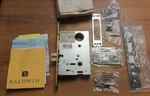 Nib. Baldwin Mortise Lock Backset Cat# 6021.112.L .. VG-26. Fixed Price $55.99.