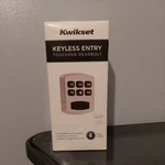Kwikset Satin Nickel 905 Keywayless Electronic Touchpad Deadbolt Keyless Entry. Fixed Price $52.95.