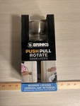 Brinks Push Pull Rotate Barrett Satin Nickel Single Cylinder Lock KW1 1.75 In.. Fixed Price $22.00.