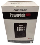 Kwikset Powerbolt 250 Matte Black Single Cylinder Smart Lock Deadbolt 10-BUTTON. Fixed Price $49.99.