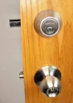 Defiant Saturn Keyed Entry Knob With Deadbolt Stainless 1008974363 #99S. Fixed Price $11.99.